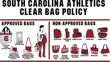 Colonial Life Arena Clear Bag Policy